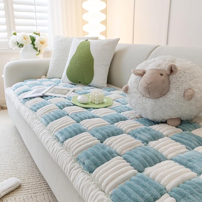 Dog Couch Protector, Washable Pet Bed Couch Cover for Large Dogs (SkyBlue, 27.6x59.06 inch) - Image 4