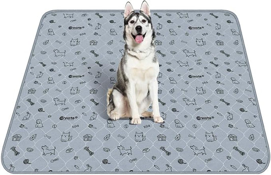 Extra Large 72"x72" Washable Pee Pads for Dog Super Absorbent, Reusable Pee Pads Non-Slip Waterproof Pet Training Mats for Playpen, Crate, Floor, Incontinence, Housebreak by Conkote