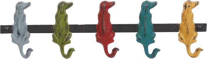 Metal Dog Wall Hooks 19"W, 5"H - 55513 - Image 2