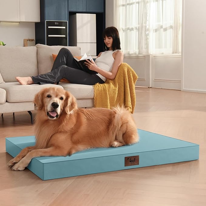 Orthopedic Waterproof Dog Bed for Small Dogs and Cats | Egg Crate Foam for Joint Support, Fits 30x19 Crates, TPU Waterproof Layer, Machine Washable 1680D Oxford Cover, Up to 30 lbs - Image 5