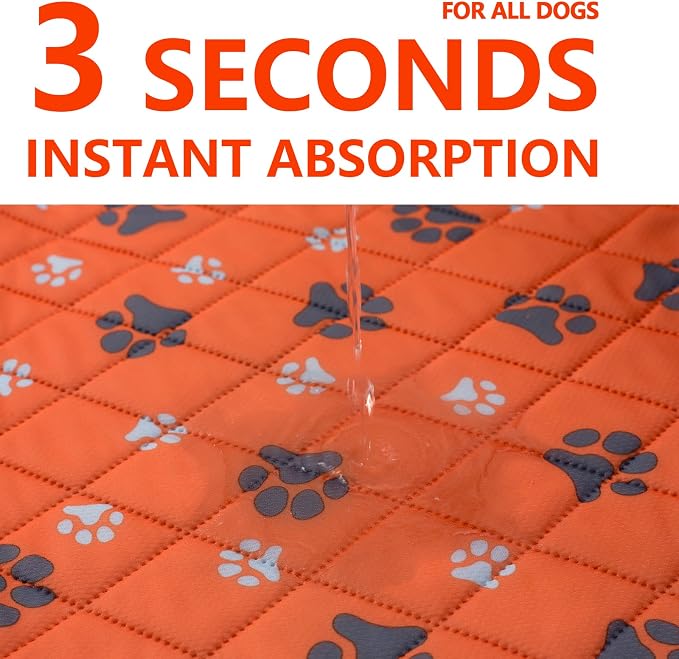 Lepark Washable Pee Pad for Dogs of 2Pack Reusable Puppy Non-Slip Pet Training Pads（Pink,18x24） - Image 5