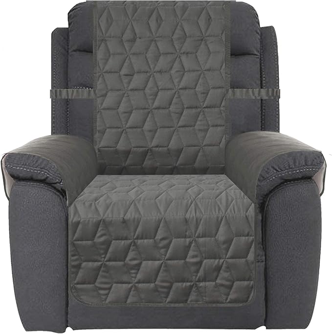 Ameritex Waterproof Large Recliner Cover Christmas Decor Stay in Place, Dog Couch Recliner Cover Furniture Protector for Pets and Kids (Green, 30'') by Ameritex