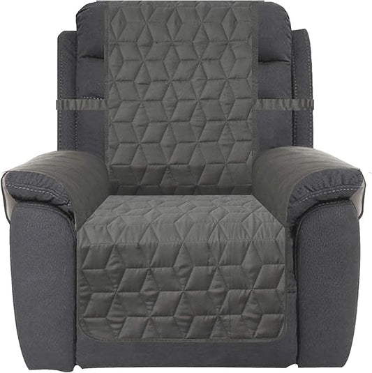 Ameritex Waterproof Large Recliner Cover Christmas Decor Stay in Place, Dog Couch Recliner Cover Furniture Protector for Pets and Kids (Green, 30'') by Ameritex