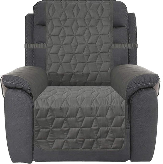 Ameritex Waterproof Nonslip Recliner Cover Christmas Decor Stay in Place, Dog Couch Recliner Cover Furniture Protector for Pets and Kids (Green, 23'') by Ameritex