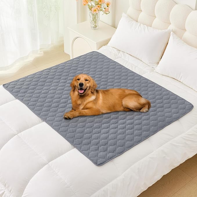 Smiry Waterproof Dog Bed Cover Blanket, Reversible Pet Blanket | Soft Reversible, Washable Leakproof Cats Dogs Couch Cover for Sofa, Couch, Furniture (40x50 Inch) by Smiry