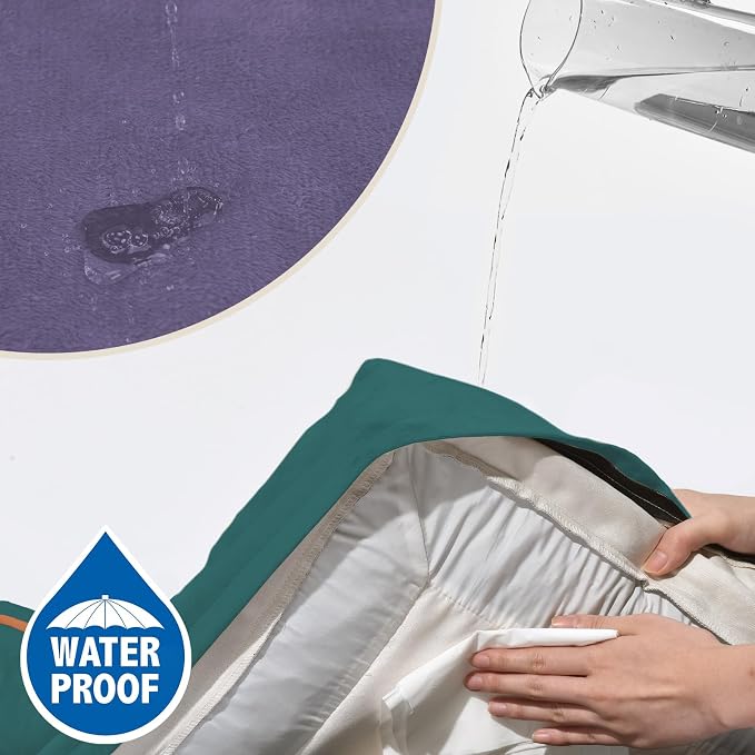 Comfort Expression Orthopedic Dog Beds for Large Sized Dog with Bolster | Waterproof Dog Couch Bed with Washable Cover & Non-Slip Bottom, Supportive Egg Crate Foam Large Pet Bed, 36x27 Inch - Image 4