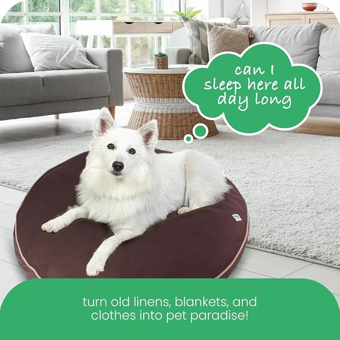 Molly Mutt Dog Bed Cover - Landslide Print - Measures 42” x 5’’ - 100% Cotton - Durable - Breathable - Sustainable - Machine Washable Dog Bed Cover - Image 7