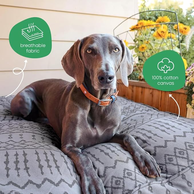 Molly Mutt Wild World Dog Bed Duvet Cover, 100% Cotton Canvas Cover for Dog, Puppy, or Cat Bed, Durable, Washable, and Free of Harmful Chemicals, Huge, 36"x45"x5" - Image 4