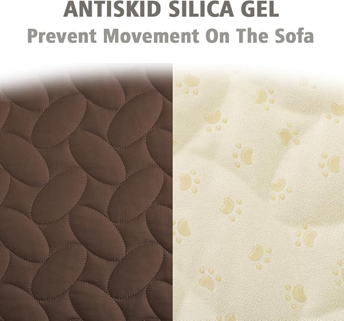 Ameritex Pet Bed Cover Dog Bed Blanket for Sofa and Furniture Waterproof New Pattern Design (68x82 Inch, Chocolate) - Image 4