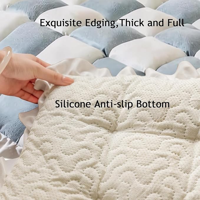 LiveGo Couch Cover for Dogs Washable, Sofa Cover Protector, Couch Covers for 3 Cushion Couch Sofa Pet Friendly, Soft, Non Slip (Blue-Gray, 70x210 cm / 27.6x82.7 in) - Image 3