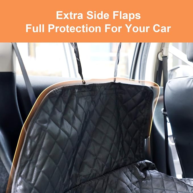 PETICON SUV Cargo Liner for Dogs, Trunk Cover with Bumper Flap Protector | Waterproof Pet Cargo Cover with Side Flaps, Dog Car Seat Cover with Non-Slip Mat, Prevents Scratches, Pet Hair, Mud, and Dirt - Image 4
