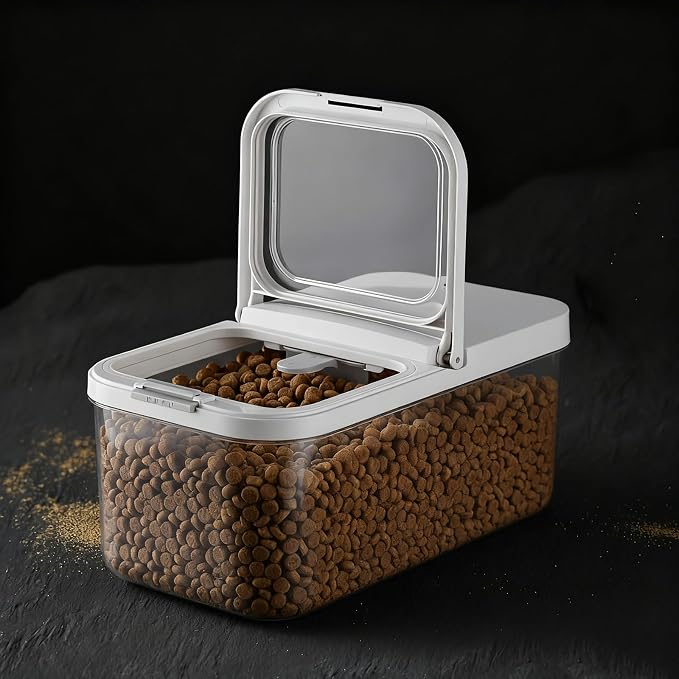 LivLab Mker Dog Food Storage Container 10 Lbs | Pet Food Storage Containers With Lids & Scooper BPA Free Airtight Storage Containers Store Dry Food For Kitchen Pantry by LivLabMker