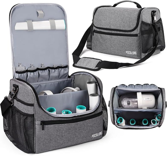 Pet Travel/Grooming Supplies Organizer Carry Bag - Compatible with Oneisall/Neabot Dog Grooming Vacuum, Large Capacity - Bag Only (Gray) by SOLDWELLALLOVERTHEWORLD
