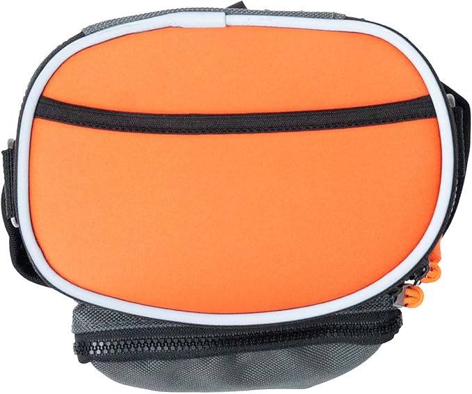 Quickdraw XL Dog Treat Pouch – Multipurpose Training Bag with Waste Bag Dispenser, Phone Pocket, Water Bottle Holders and 3-Way Strap – Durable and Reflective (Orange) - Image 5
