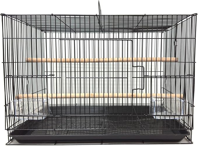 Lot of Ten Aviary Breeding Breeder Lovebird Finch Parakeet Finch Flight Cage with Side Nesting Box Doors 20"x14"x14"H - Image 4