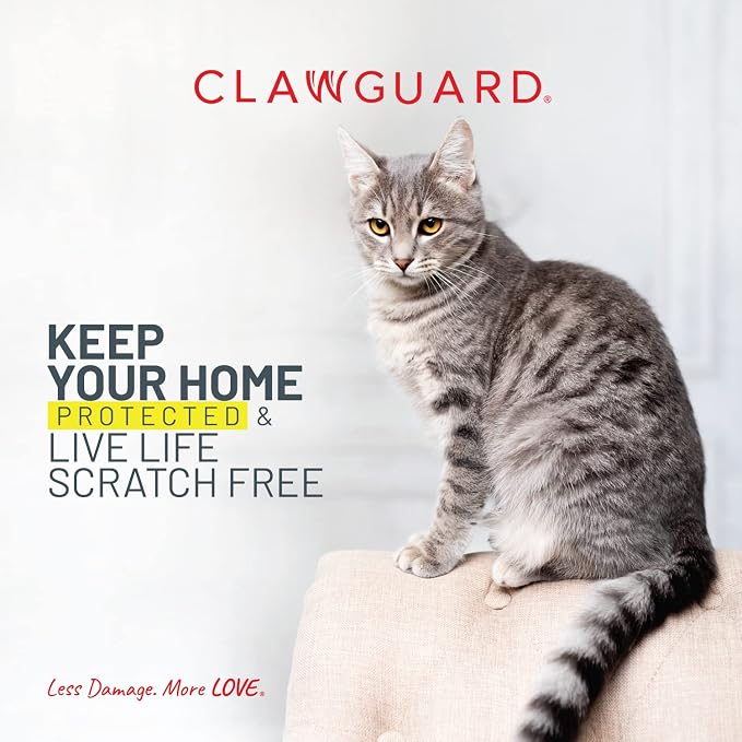 CLAWGUARD Bundle Pack – Cat Deterrent Tape & Dog Protection Tape – 20 Total Sheets (10 Double & 10 Single-Sided) – Anti Scratch Furniture Protector - Image 8