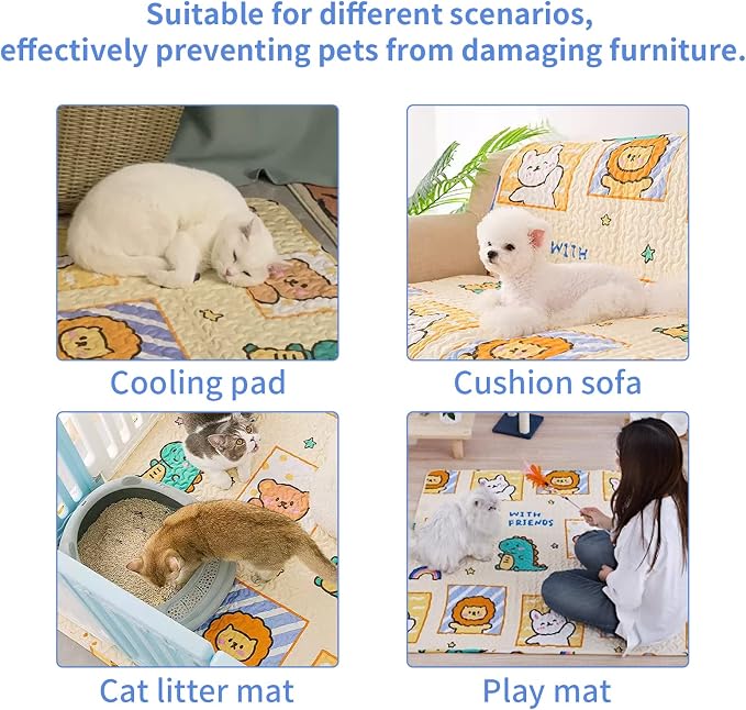 Dog Playpen Urine Pad Dog Pee Pads Puppy Pads 2 Pcs, [PLAYPEN NOT Included] Reusable Puppy Training Mat,Large Pet Pee Mats,Waterproof Pet Mats for Dogs Bed Mat,Super Absorbing Whelping - Image 8