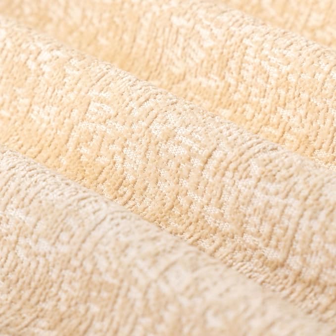 Luxury Creamy Beige Slub Chenille Couch Cover Soft Large 71x118 in | for All Shape Sofa Couch, Slub Furniture Protector Machine Washable, Solid Beige Durable Sofa Slipcover for Dog Pet Kid - Image 7