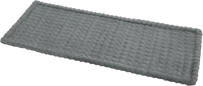Couch Covers for Dogs, Non-Slip Pet Sofa Cover 27.6"×82.7" Grey | 300gsm Thick Quilted Padding, Faux Rabbit Fur, Machine Washable, for 3-Cushion/3-Seater/L-Shaped Couch - Image 8