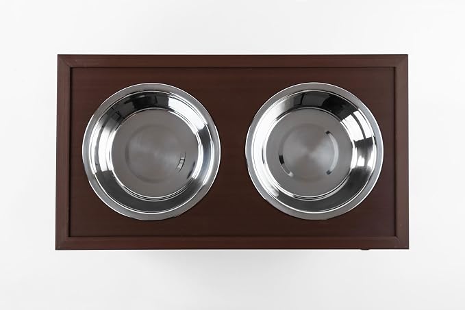 New Age Pet ECOFLEX Piedmont Raised Dog Diner with Food Storage, Elevated Feeding Station for Large Dogs, 2 Stainless Steel Bowls (32 oz ea), Holds 15–20 lbs of Food, 3 Colors, 10-Year Warranty - Image 4