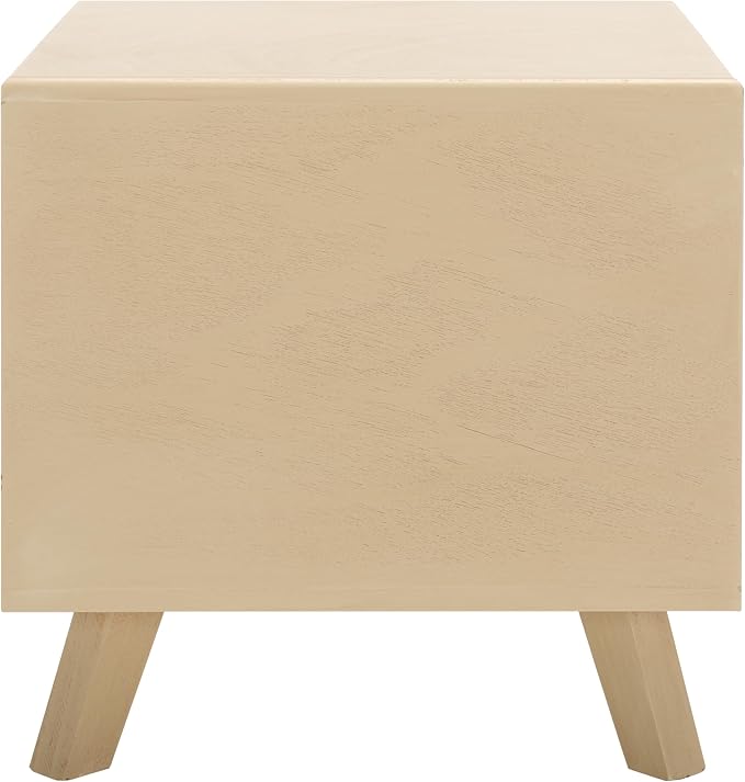 SAFAVIEH Home Collection Bean Mid-Century Natural Square Covered Cave Small Pet Cat Bed (Fully Assembled) - Image 4