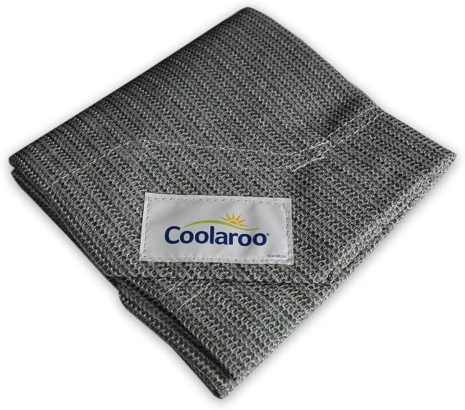 Coolaroo The Original Elevated Pet Bed Replacement Cover, Large Gunmetal , 51"L x 51"W x 0.3"Th - Image 2