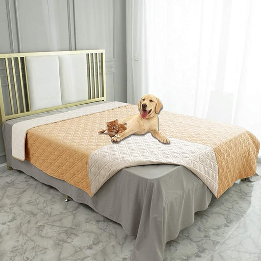 Ameritex Waterproof Dog Bed Cover Pet Blanket for Furniture Bed Couch Sofa Reversible by Ameritex