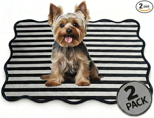 PUPIBOO Washable Pee Pads for Dogs and Cats - Super Absorbent Reusable Puppy Training Pads - 100% Waterproof, Leak-Proof & Non-Slip Whelping Pads for Pet Housebreaking by PUPIBOO