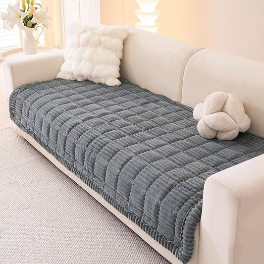 Awjcsv Couch Covers for Dogs Washable, Non Slip Sofa Protector Pet Friendly | Thick, Soft Furniture Cover, Against Pets Hair & Scratch, Fits Leather and Fabric Couches, 35" X 70.9" by Awjcsv