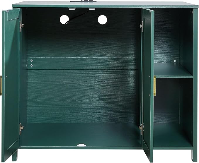 VEVOR Cat Enclosure, 41.3 in Self Cleaning Litter Box Cabinet, with Drawer & Detachable Divider, Automatic Litterbox Enclosure with Built-in Power Outlet, Fits Most Smart Litterboxes - Image 10