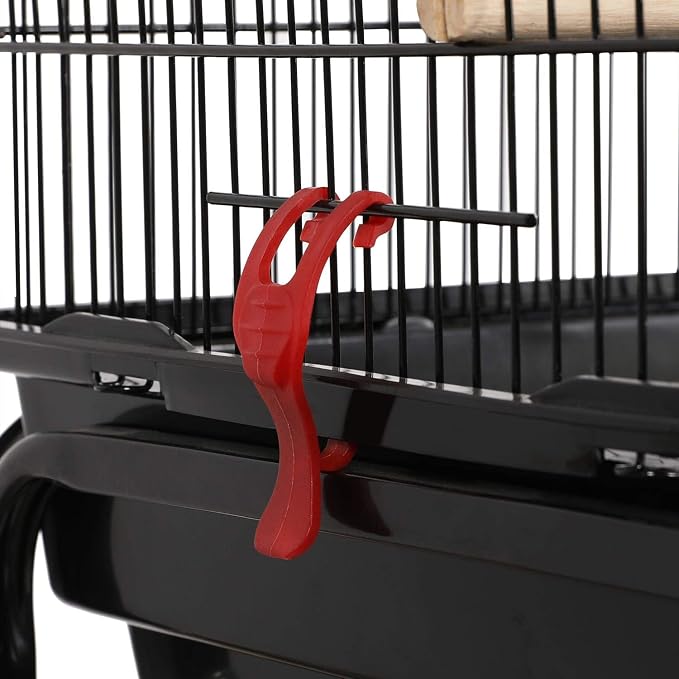 Yaheetech 41-inch Open Top Medium Bird Cages for Parakeets Finches Canaries Lovebirds Small Quaker Parrots Cockatiels Budgie Green Cheek Conure Travel Pet Flight Birdcage - Image 7