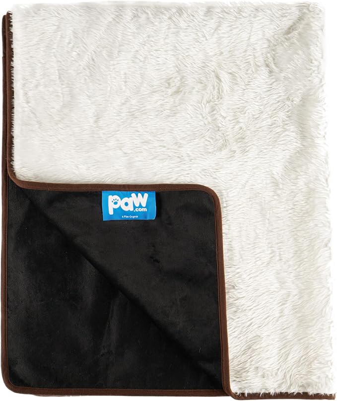 PupProtector Waterproof Throw Blanket for Dogs and Cats, Pet Blanket Cover for Couches, Sofas, Beds, Car Seats, Furniture, Calming Soft Faux Fur, Short White, Large (80" L x 62" W) | Waterproof, machine washable — protects couches, beds & car seats - Image 6