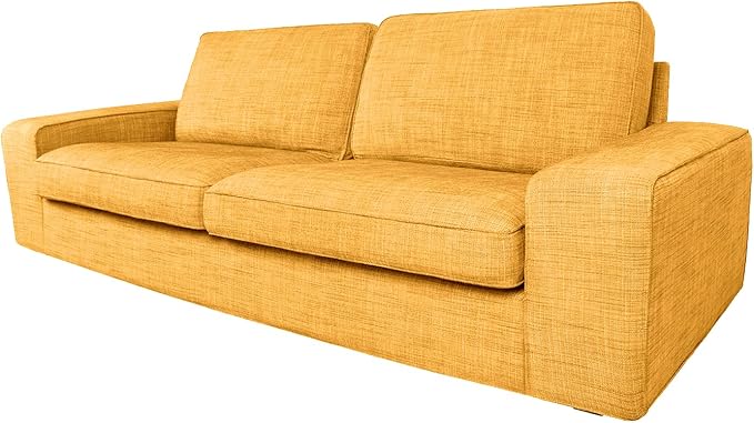 Couch Cover for IKEA Kivik 3 Seat 89.75in Sofa, Sofa Slipcover, S-12 by CRIUSJADECOR