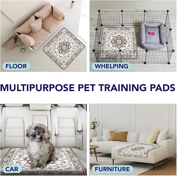 PUPIBOO Washable Pee Pads for Dogs & Cats - Super Absorbent Reusable Puppy Training - Image 5