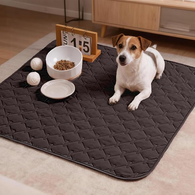 gogobunny 100% Double Sided Waterproof Dog Blanket Soft Pet Bed Cover Reversible Protect Furniture Couch Sofa Car for Puppy Dog Cat (Dark Coffee/Light Coffee, 30x30 Inch (Pack of 1)) - Image 8