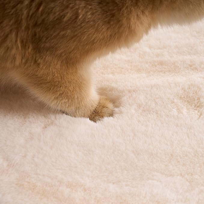 SHENGOCASE Pet Bed Cushion Pad, Faux Fur Dog Cat Pillow, Crate Mat, 20 inches, 2-Pack - Image 3
