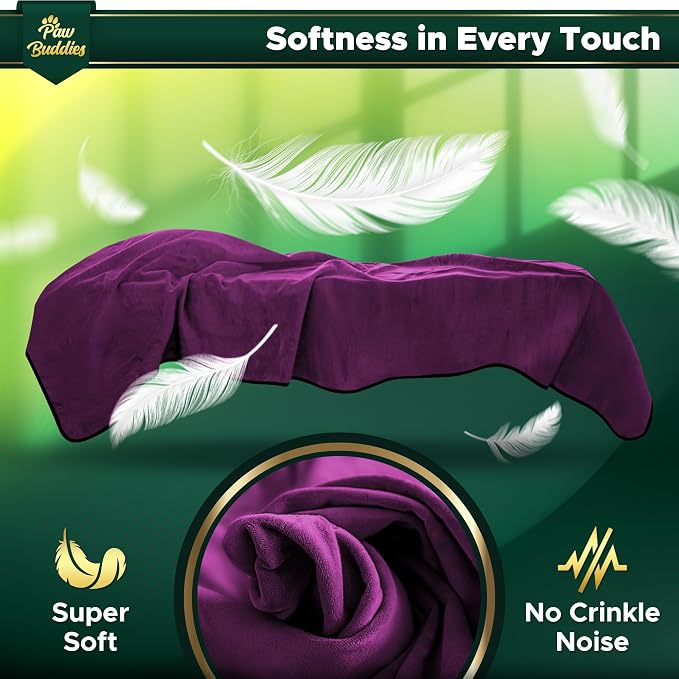 Paw Buddies Premium Waterproof Blanket 80"x90" Velvet-Feel Reversible Throw – Leakproof, Machine Washable Bed & Sofa King Size Protector for Couples, Pets & Travel + Bonus Small Blanket - Image 4