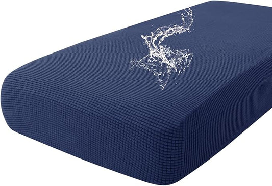 hyha Waterproof Couch Cushion Covers for Pets, Non Slip Sofa Seat Cover | Stretch Jacquard Fabric, Elastic Bottom, Non Slip Fit, Waterproof Protection, Pet Hair Protection (1 Piece for Large) by hyha