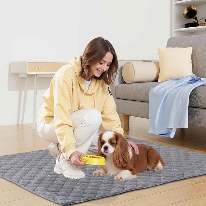 Smiry Waterproof Dog Bed Cover Blanket, Reversible Pet Blanket | Soft Reversible, Washable Leakproof Cats Dogs Couch Cover for Sofa, Couch, Furniture (30x53 Inch) - Image 5