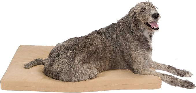 Pet Support Systems Orthopedic Dog Bed - Gel Memory Foam Pet Bed, Luxury Washable Dog Bed for Sleeping and Support (Removable Cover, Medium Tan Dog Bed) by BackSupportSystems