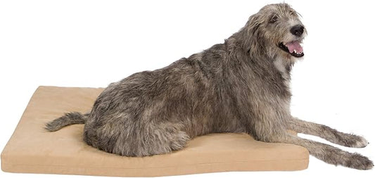 Pet Support Systems Orthopedic Dog Bed - Gel Memory Foam Pet Bed, Luxury Washable Dog Bed for Sleeping and Support (Removable Cover, Large Tan Dog Bed) by BackSupportSystems