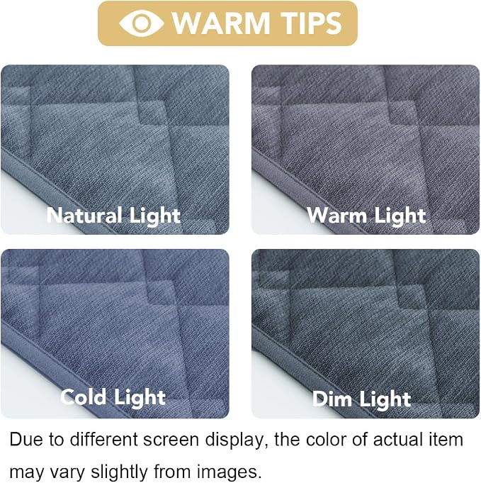 H.VERSAILTEX Couch Cover Chenille Pet Fuzzy Sofa Covers for 3 Cushion Couch and Bed Anti Slip Washable Sofa Slipcovers Soft Couch Protector Cover for Dogs Cats Kids(68" x 82", Stone Blue) - Image 6