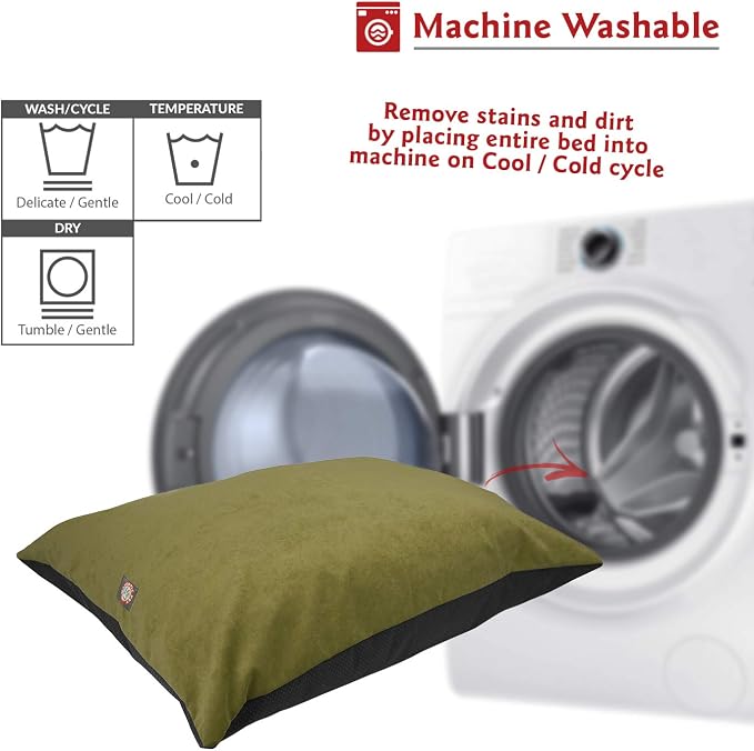 Majestic Pet Rectangle Medium Dog Bed - Washable Non Slip Comfy Crate Kennel Bed - Super Value Pillow - Medium Breed 35 x 28 Inch - Villa Fern - Image 5