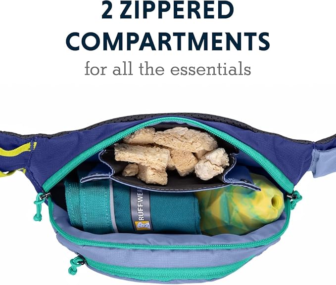 Ruffwear, Home Trail Hip Pack, Dog Walking Fanny Pack, Granite Gray | Crossbody with Adjustable Belt, Treat Pouch, Poop Bag Holder, Phone Pocket, Hands-Free for Training, Hiking, Running, Travel - Image 5