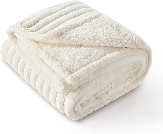 Waterproof Dog Blanket for Medium Dogs, Soft Corduroy Fleece Pet Blanket Washable, Dual-Sided Puppy Cat Blankets for Furniture Protection, Cozy Calming Couch Blanket for Doggy, 30"x40", Cream - Image 9