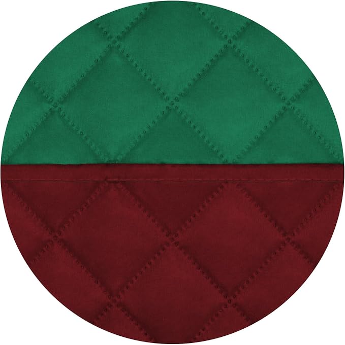 PureFit Reversible Quilted Couch Covers for Dogs Oversized Sofa Cover 78” | Green/Red, Water Resistant Couch Protector, Washable Pet Couch Cover with Non Slip and Elastic Straps For Kids - Image 5