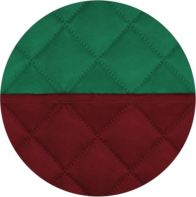 PureFit Reversible Quilted Couch Covers for Dogs Loveseat Sofa Cover 46.5” | Green/Red, Water Resistant Couch Protector, Washable Pet Couch Cover with Non Slip and Elastic Straps For Kids - Image 5