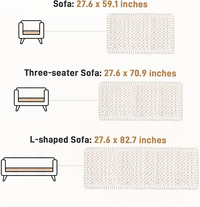 Plush Couch Cover for Dogs – Non Slip Pet Sofa Protector, Ultra Soft Washable Couch Cover for Pets, Anti-Slip Backing Furniture Protector for Cats & Dogs, Fits Standard & L-Shape Sofas (3 Sizes) - Image 5
