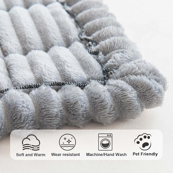 Couch Cover for Dogs Washable, Non Slip Sofa Covers for Pets 3 Cushion Couch Sofa, Sectional Slipcover Furniture Protector (1 PCS 27.5"x82" Light Grey) - Image 4