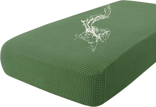 hyha Waterproof Couch Cushion Covers for Pets, Non Slip Sofa Seat Cover | Stretch Jacquard Fabric, Elastic Bottom, Non Slip Fit, Waterproof Protection, Pet Hair Protection (1 Piece for Large) by hyha